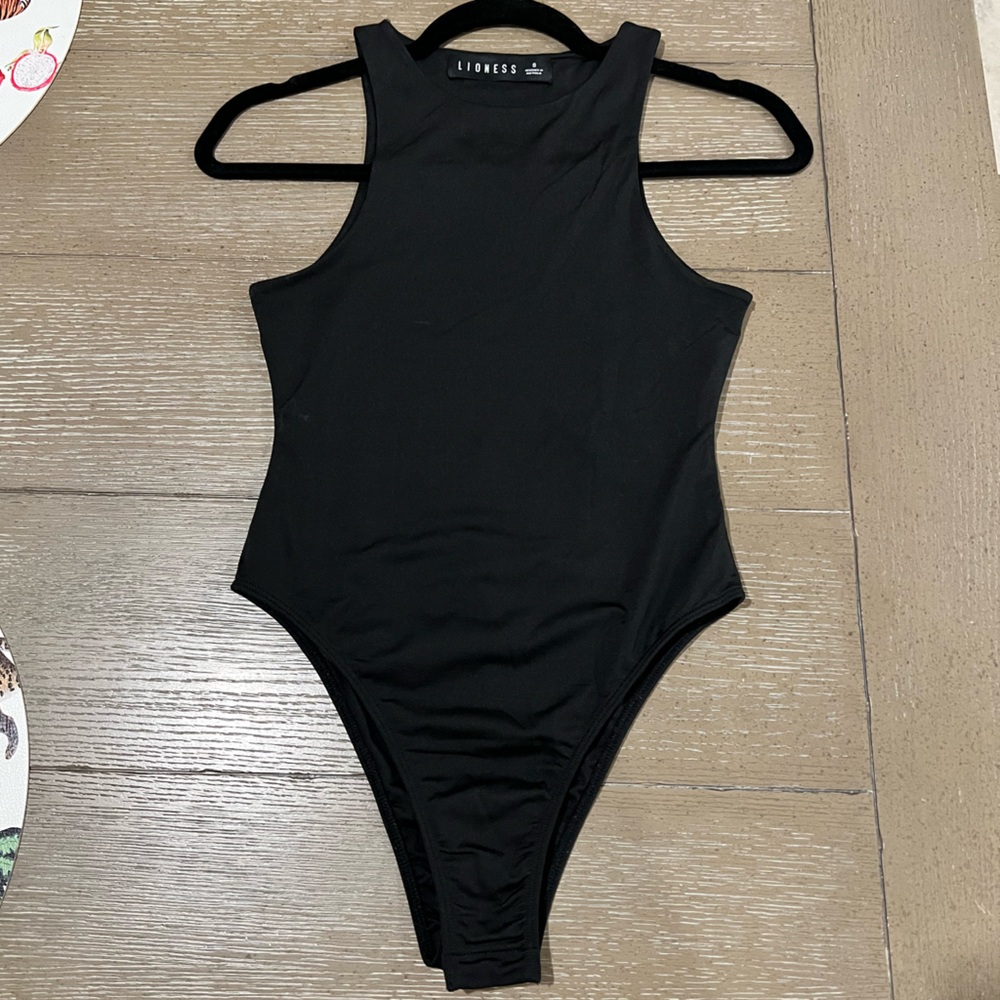 Lioness Black Bodysuit